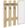Perchero de pared Roble de Sonoma 100 x 10 x 100 cm