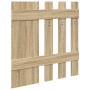 Perchero de pared Roble de Sonoma 100 x 10 x 100 cm