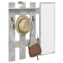 Perchero de pared Gris concreto 100 x 10 x 100 cm