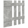 Perchero de pared Gris concreto 100 x 10 x 100 cm