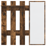 Perchero de pared Roble ahumado 100 x 10 x 100 cm