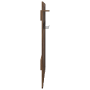 Perchero de pared Roble ahumado 100 x 10 x 100 cm