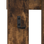 Perchero de pared Roble ahumado 100 x 10 x 100 cm