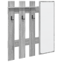 Perchero de pared Gris sonoma 100 x 10 x 100 cm
