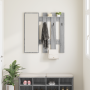 Perchero de pared Gris sonoma 100 x 10 x 100 cm