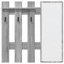 Perchero de pared Gris sonoma 100 x 10 x 100 cm