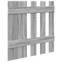 Perchero de pared Gris sonoma 100 x 10 x 100 cm