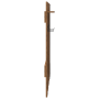 Perchero de pared Madera envejecida 100 x 10 x 100 cm