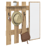 Perchero de pared Roble artesanal 100 x 10 x 100 cm