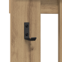 Perchero de pared Roble artesanal 100 x 10 x 100 cm