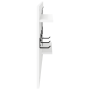 Perchero de pared Blanco 90 x 10 x 50 cm Madera contrachapada