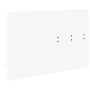 Perchero de pared Blanco 90 x 10 x 50 cm Madera contrachapada