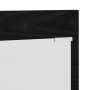 Perchero de pared con estante Roble negro 90 x 10 x 50 cm