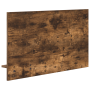Perchero de pared con estante Roble ahumado 90 x 10 x 50 cm