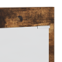 Perchero de pared con estante Roble ahumado 90 x 10 x 50 cm