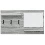 Perchero de pared con estante Gris sonoma 90 x 10 x 50 cm