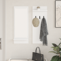 Perchero de pared Blanco 70 x 10 x 90 cm Madera contrachapada