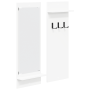 Perchero de pared Blanco 70 x 10 x 90 cm Madera contrachapada