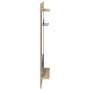 Perchero de pared con estante Roble de Sonoma 70 x 10 x 90 cm