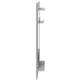 Perchero de pared con estante Gris concreto 70 x 10 x 90 cm