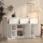 Sideboard aus massivem weißem Kiefernholz, 110 x 34 x 75 cm von vidaXL, Sideboards - Ref: Foro24-813815, Preis: 145,18 €, Rab...