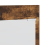 Perchero de pared con estante Roble ahumado 70 x 10 x 90 cm