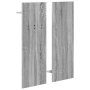 Perchero de pared con estante Gris sonoma 70 x 10 x 90 cm