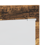 Perchero de pared con estante Madera envejecida 70 x 10 x 90 cm