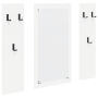 Perchero de pared Blanco 96 x 1.5 x 90 cm Madera contrachapada