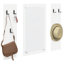 Perchero de pared Blanco 96 x 1.5 x 90 cm Madera contrachapada