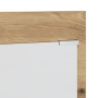 Perchero de pared con estante Roble artesanal 70 x 10 x 90 cm