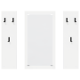 Perchero de pared Blanco 96 x 1.5 x 90 cm Madera contrachapada