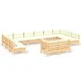 Gartenmöbel 12 Stück und Kissen aus massivem Kiefernholz von vidaXL, Gartensets - Ref: Foro24-3097271, Preis: 938,91 €, Rabat...