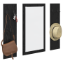 Perchero de pared Roble negro 96 x 1.5 x 90 cm