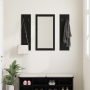 Perchero de pared Roble negro 96 x 1.5 x 90 cm