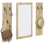 Perchero de pared Roble Sonoma 96 x 1.5 x 90 cm