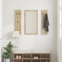 Perchero de pared Roble Sonoma 96 x 1.5 x 90 cm