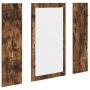 Perchero de pared Roble ahumado 96 x 1.5 x 90 cm