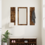 Perchero de pared Roble ahumado 96 x 1.5 x 90 cm