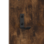 Perchero de pared Roble ahumado 96 x 1.5 x 90 cm