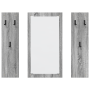 Perchero de pared Gris sonoma 96 x 1.5 x 90 cm