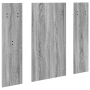 Perchero de pared Gris sonoma 96 x 1.5 x 90 cm