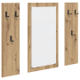 Perchero de pared Roble artisan 96 x 1.5 x 90 cm
