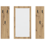 Perchero de pared Roble artisan 96 x 1.5 x 90 cm