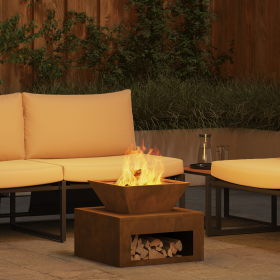 Hoguera 50 x 50 x 40 cm Acero Corten