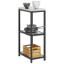 Estante de almacenamiento de cocina Plateado 60 x 50 x 92 cm