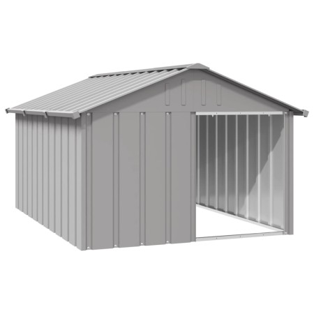 Casa para perros acero galvanizado gris 116,5x153x81,5 cm de vidaXL, Casetas para perros - Ref: Foro24-171543, Precio: 123,37...