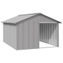 Casa para perros acero galvanizado gris 116,5x153x81,5 cm de vidaXL, Casetas para perros - Ref: Foro24-171543, Precio: 123,37...