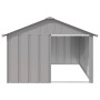 Casa para perros acero galvanizado gris 116,5x153x81,5 cm de vidaXL, Casetas para perros - Ref: Foro24-171543, Precio: 123,37...