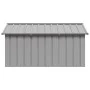 Graue Hundehütte aus verzinktem Stahl, 116,5 x 153 x 81,5 cm von vidaXL, Hundehütten - Ref: Foro24-171543, Preis: 116,24 €, R...